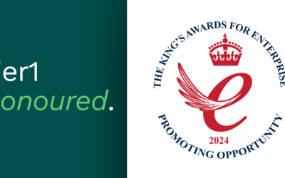 tier1 Honoured with Prestigious King’s Award for Enterprise: Promoting Opportunity 2024